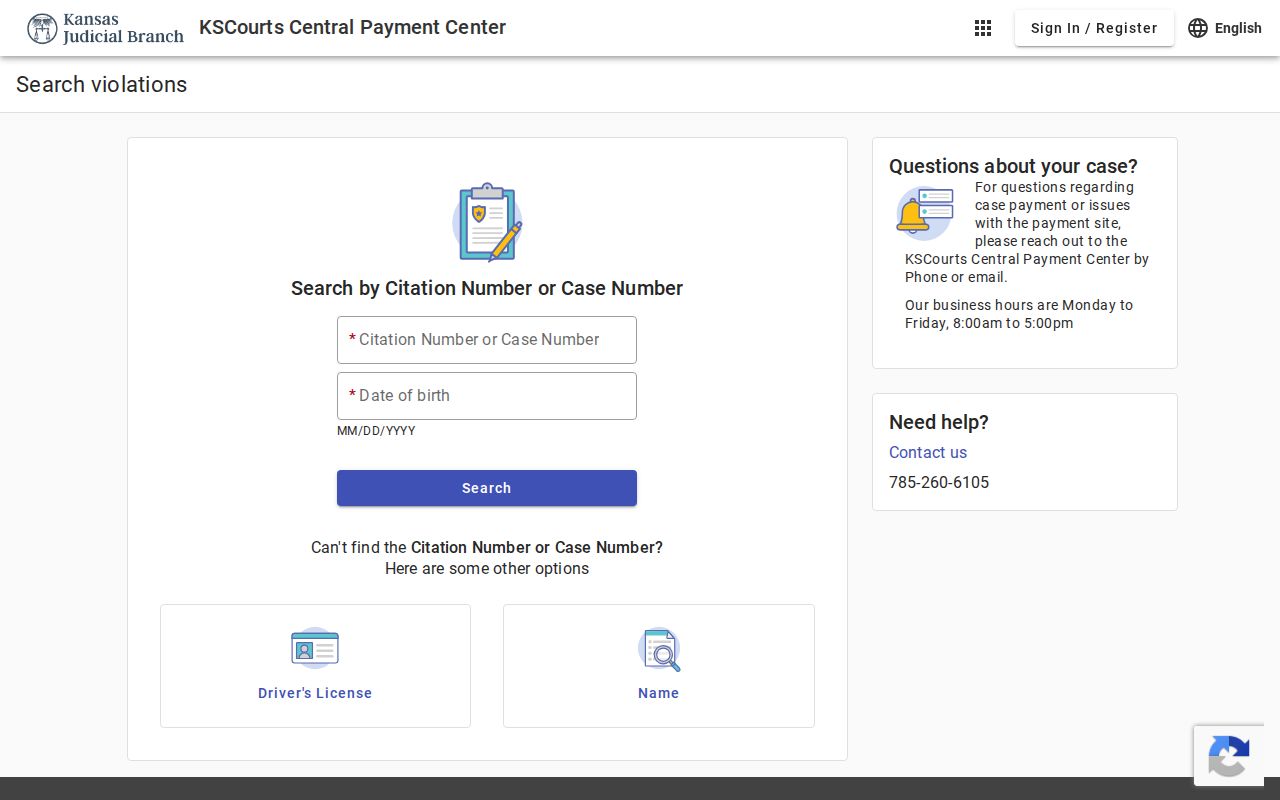 Finney County traffic court records payment search